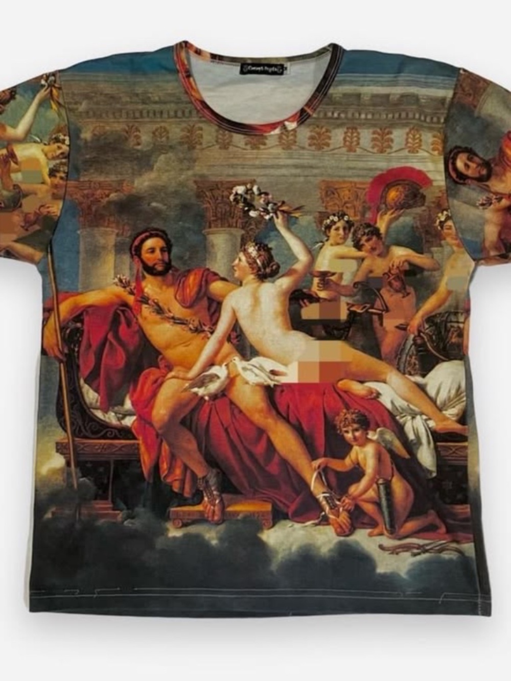 Rare vintage 90s Cowboys & Angels graphic art print tee